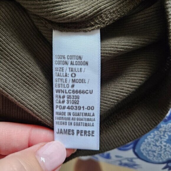 STANDARD James Perse Ribbed Midi Dress Green - Picture 7 of 8